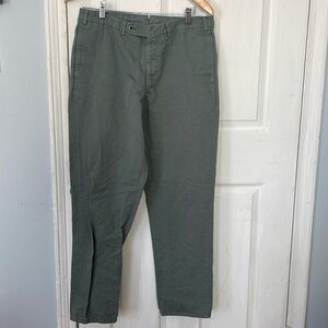 Sid Mashburn Green-Gray chinos